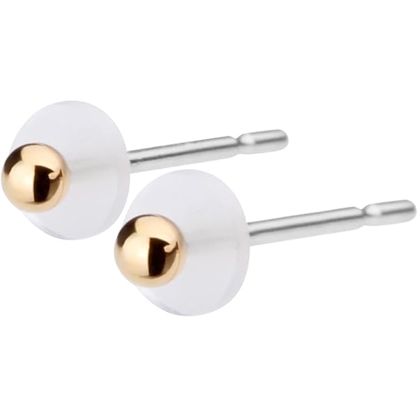 Amazon | 【プラチナピアス】 丸玉ピアス 7mm ボール PT900 1ペア両耳